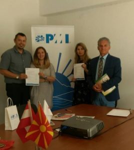 PMI Macedonia Chapter Agreement Signed